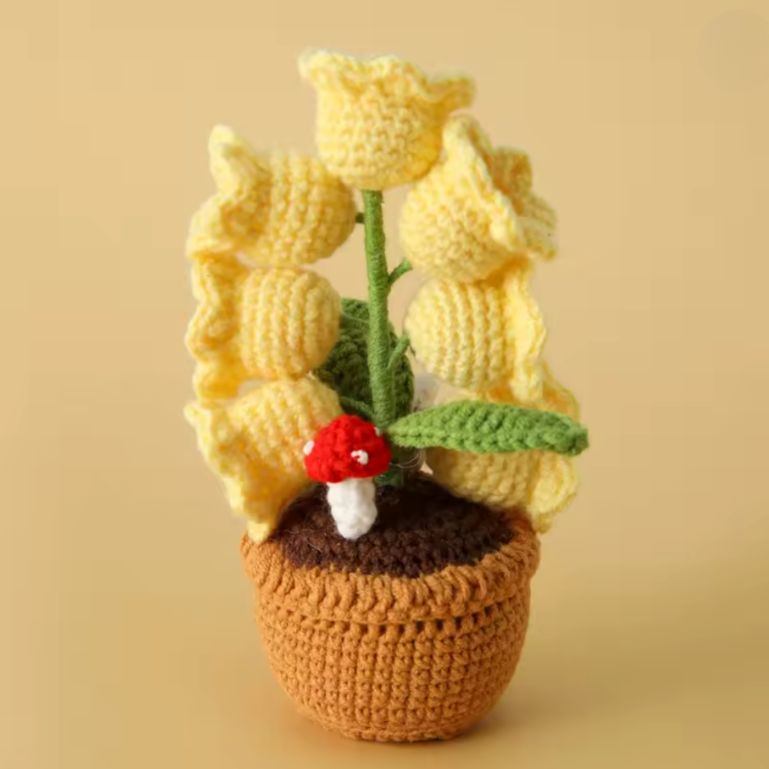 Fiori di Crochet Artigianali con Luce