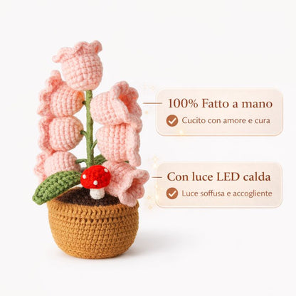 Fiori di Crochet Artigianali con Luce