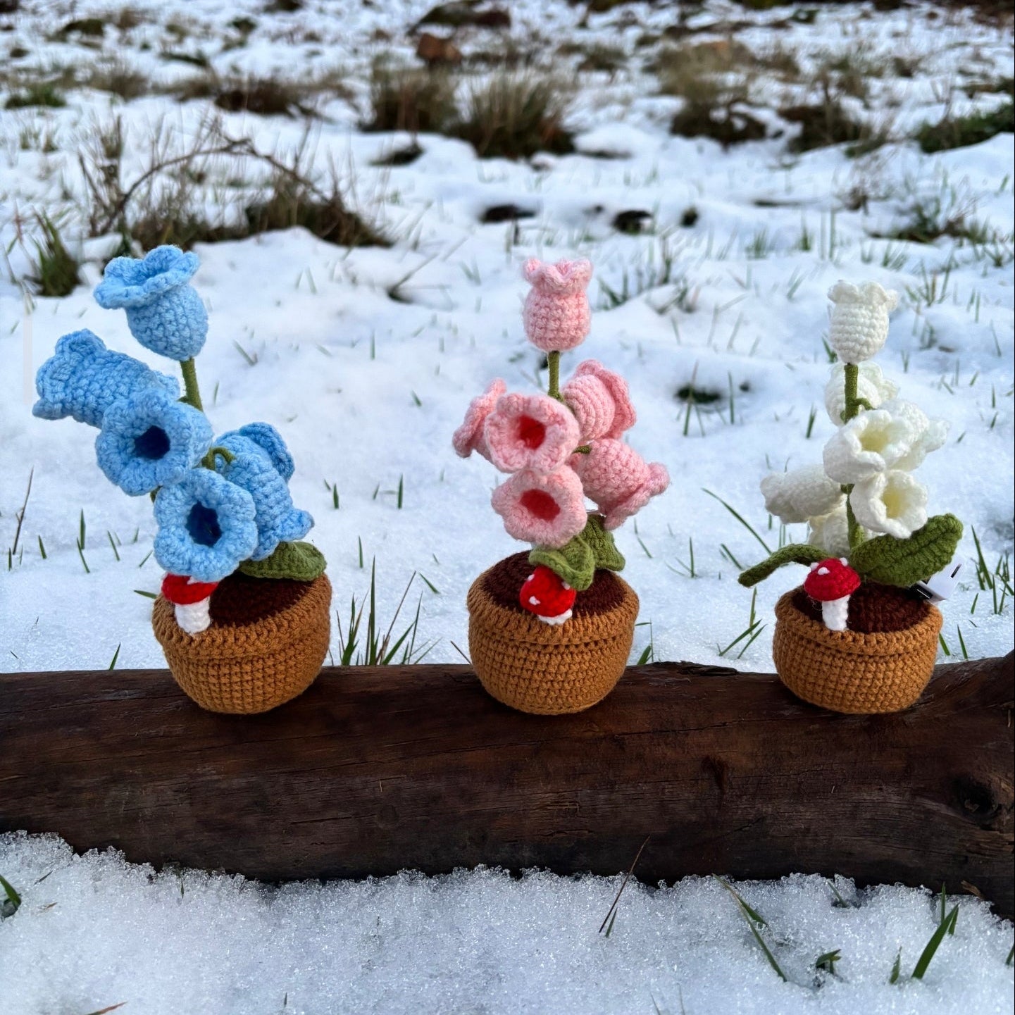 Fiori di Crochet Artigianali con Luce